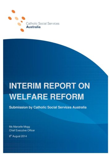 34 CSSA Submission Interim Report Welfare Reform