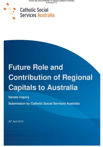 25 Future Role And Contribution Of Regional Capitals To Australia