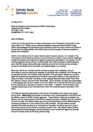 15 310317 Cssa Submission Pc Study Ndis Costs Final 002
