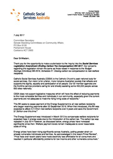14 Cssa Submission Ending Carbon Tax Compensation Bill July 2017