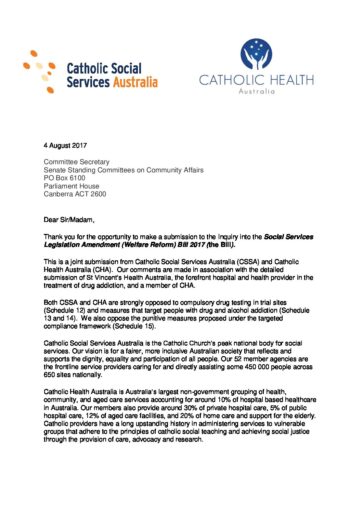 9 Cssa Cha Submission Welfare Reform Bill 2017 Final 4 Aug 2017
