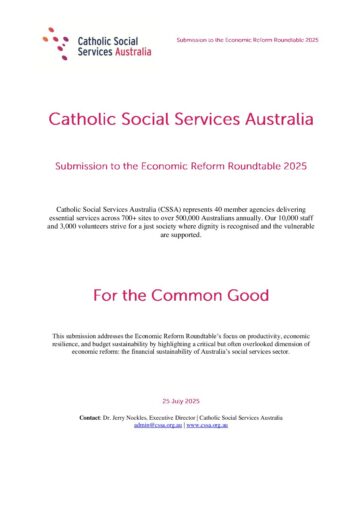 CSSA Submission To The Economic Reform Rountable 2025 Final