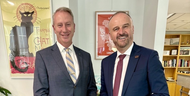 CSSA CEO meet with Andrew Barr MP